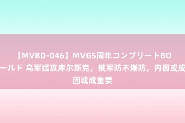 【MVBD-046】MVG5周年コンプリートBOX ゴールド 乌军猛攻库尔斯克，俄军防不堪防，内因或成重要