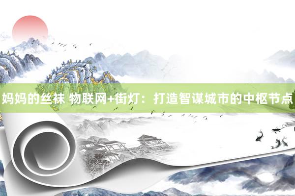 妈妈的丝袜 物联网+街灯：打造智谋城市的中枢节点