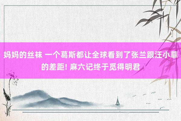 妈妈的丝袜 一个葛斯都让全球看到了张兰跟汪小菲的差距! 麻六记终于觅得明君