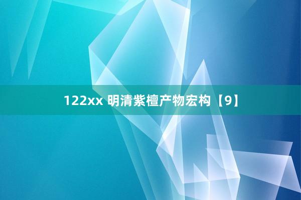 122xx 明清紫檀产物宏构【9】